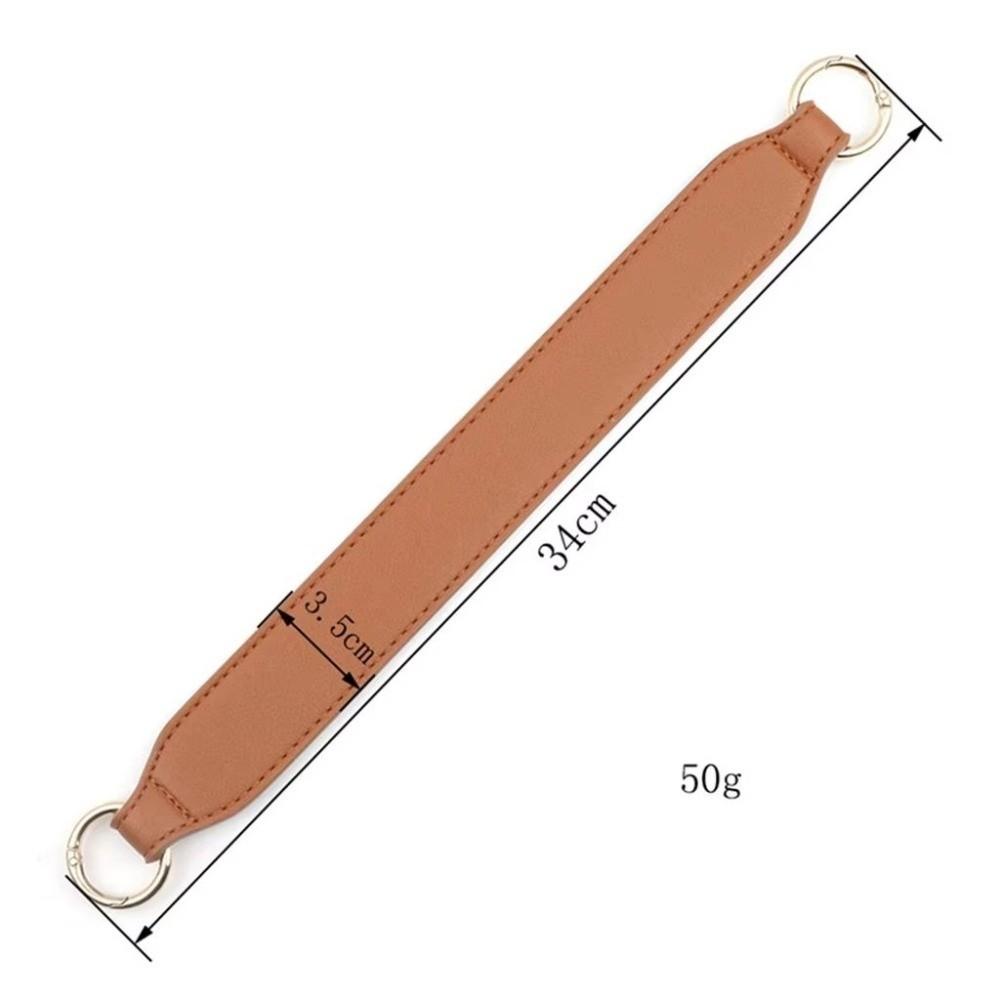 Casual 3.5cm Wide Bag Strap Leather Replacement Short Tote Handbag Handle Durable Detachable DIY Belt Shoulder Strap Accessories
