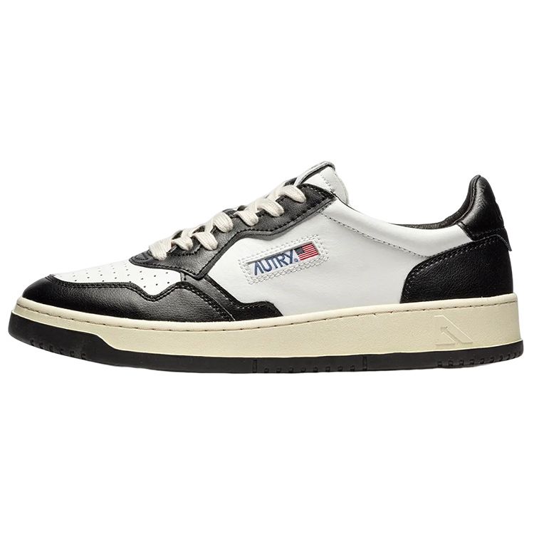 

Autry Medalist Leather Low Черно-белые мужские кроссовки Кремовые AULM-WB01 43