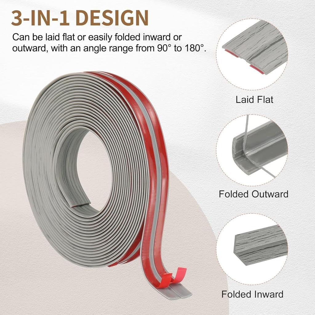 1PC 3Meters Self Adhesive Wall Corner Protector Guard Flexible Peel And Stick Molding Trim for Ceiling Countertop Edge Protectio