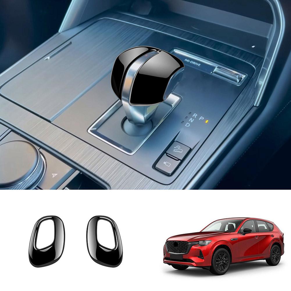 

Новая ABS смола автомобильная ручка редуктора крышка ручки коробки передач наклейка для Mazda Trim Новые аксессуары Модель F2G6