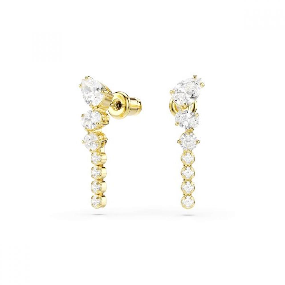 Swarovski Gold Tone Drop Earrings 5747936