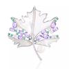 Maple Leaf Brooch, High-end and Luxurious Feminine Charm, Pearl Imitation Brooch, Exquisite and Fashionable Suit Pin