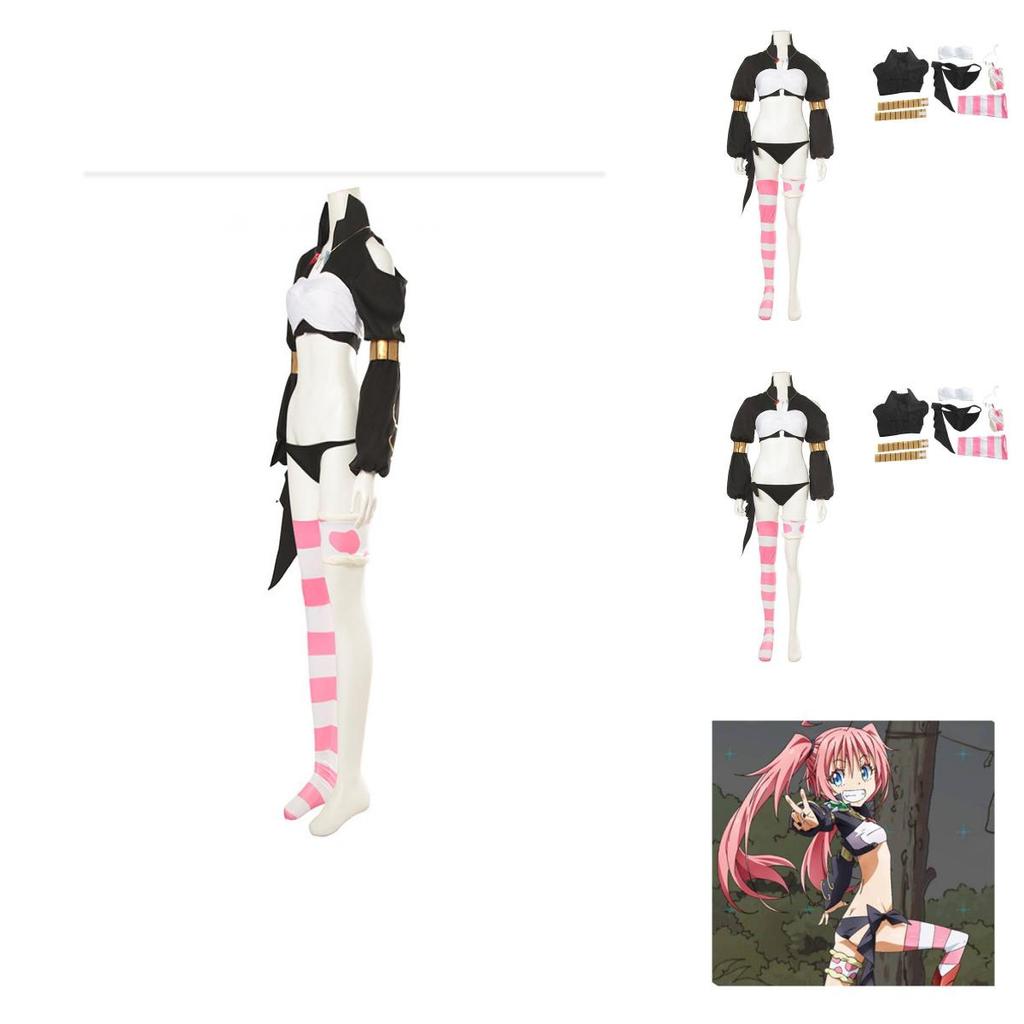 Slime Reincarnation Cosplay Costume Destroy Demon Milim Nava Dress Anime Game Role Play