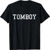 Hemd mit der Aufschrift Tomboy Tee Lustiges Damen Print Grafik T-Shirt T-Shirt