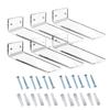 A34R 12 Pack Acrylic Floating Sneaker Shelves Clear Shoe Display Stand Room Decor For Display Collectible Shoe&Sneaker