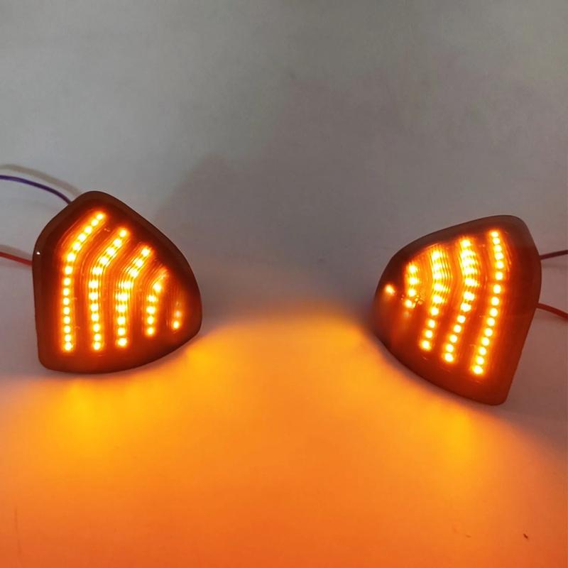 

LED Mirror Turn Signal Compatible with Dodge Ram 1500 2500 High Quality Car Accessories tallation Kit Easy DIY Fit transparent shell