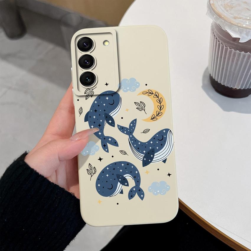 New Case For Samsung Galaxy S22 S21 S20 Ultra Plus FE Vibrant Cartoon Phone Shell Full Coverage Anti Fingerprint Soft Cover For Samsung Premium Bumper