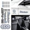 RAT2 1set Car Badge Sticker Car Decoration Decal For Mercedes Benz W204 W124 W201 W202 W212 W220 W205 GLA CLA Car Accessories gadgets