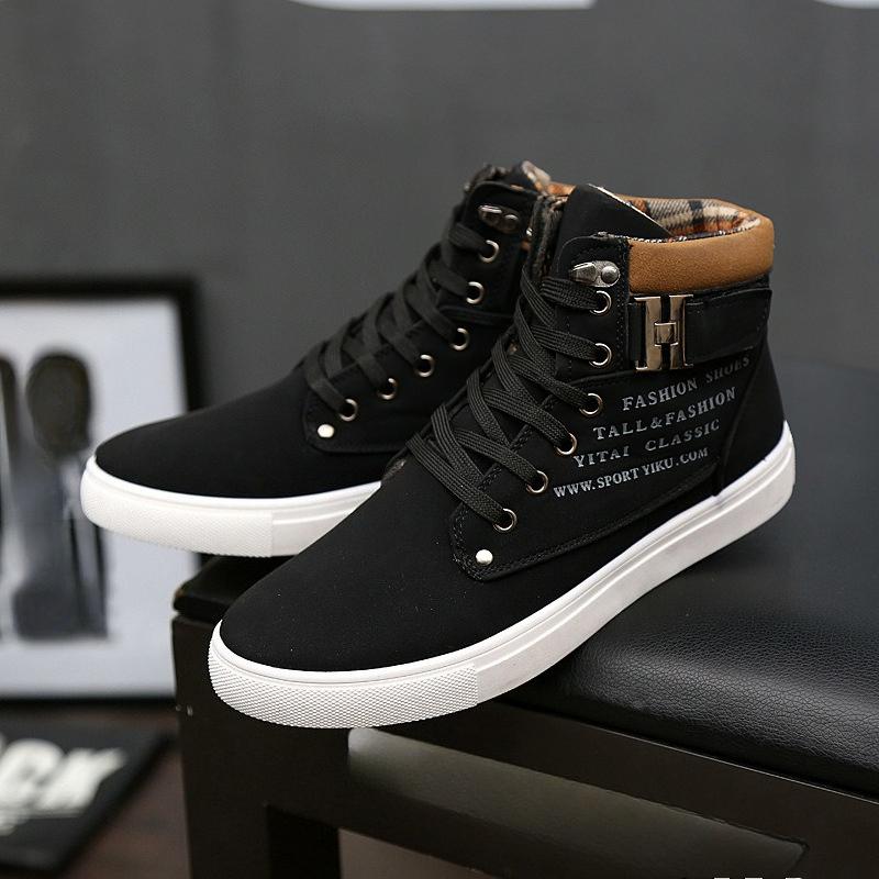 

2025Men s Sneakers Comfortable Casual Shoes for Men Fashion Non-slip Platform Shoes Brand Mens tennis Shoes Boots Masculino 38 хакі