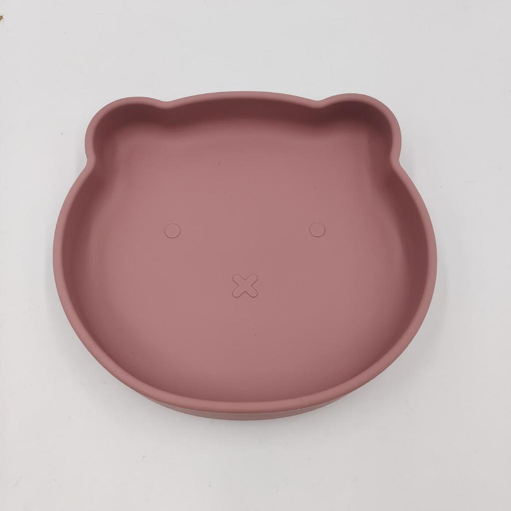 Silicone Suction Plate for Infants and Toddlers - Little Bear Design