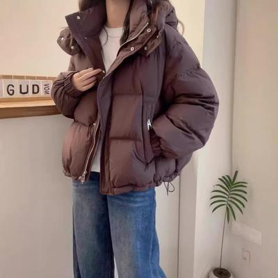Fashion Parkas Women's Jacket Korean Autumn Winter Loose Hooded Thicken Warm Short Down Cotton Padded Coats Female Tops