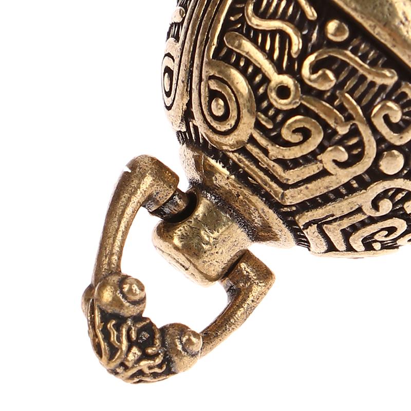 Lucky Brass Handicraft Die Casting Drop Bell Key Car Button Wind Bell Sect Bronze Bell Creative Gift