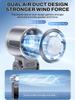 Refrigeration Handheld Fan High-speed Ice Cold Fan Electric Mini Rechargeable 3600mAh 100-level Control Portable Fan Air Cooler
