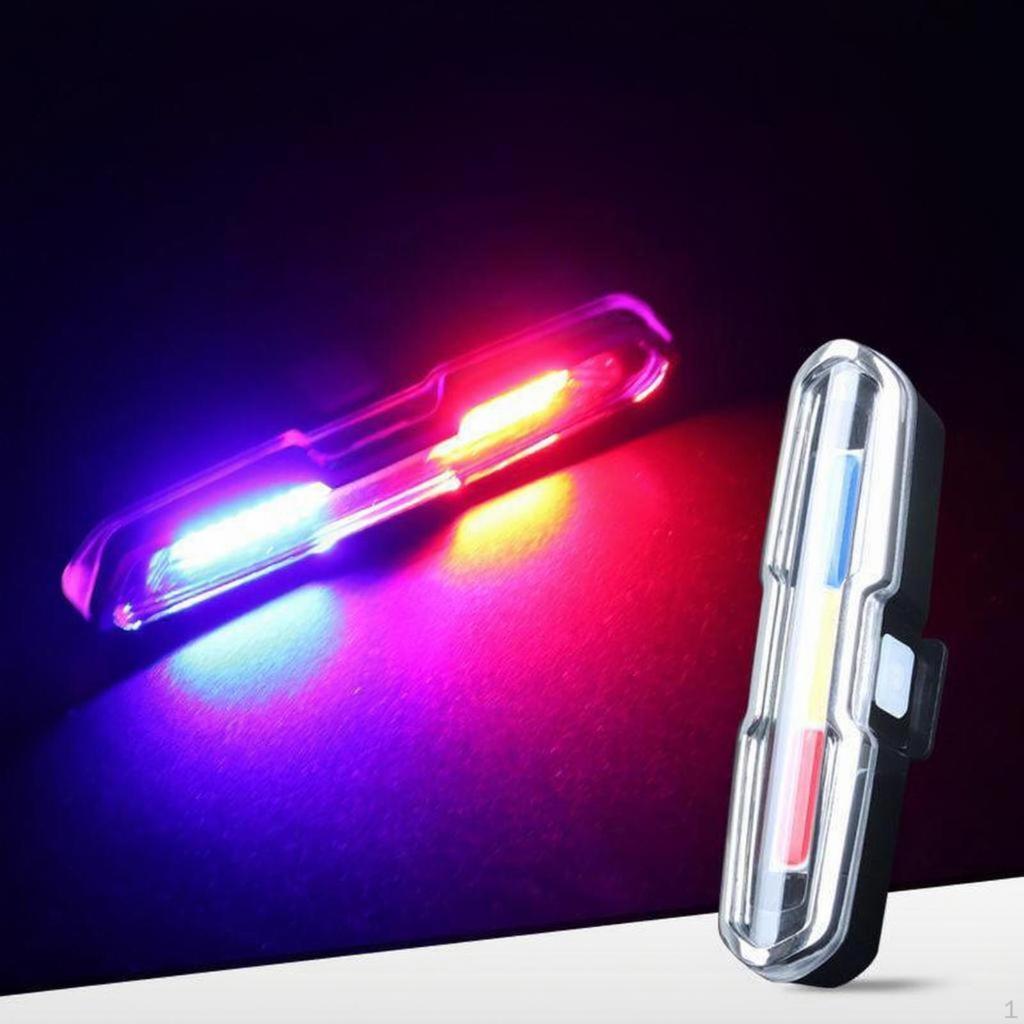 Bike universal serial bus Rechargeable, super luminous, Waterproof, for Night Riding Red Blue White