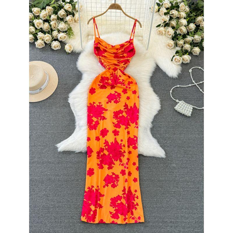 Sanya Sling Elegant Graceful Seaside Holiday Beach Dress
