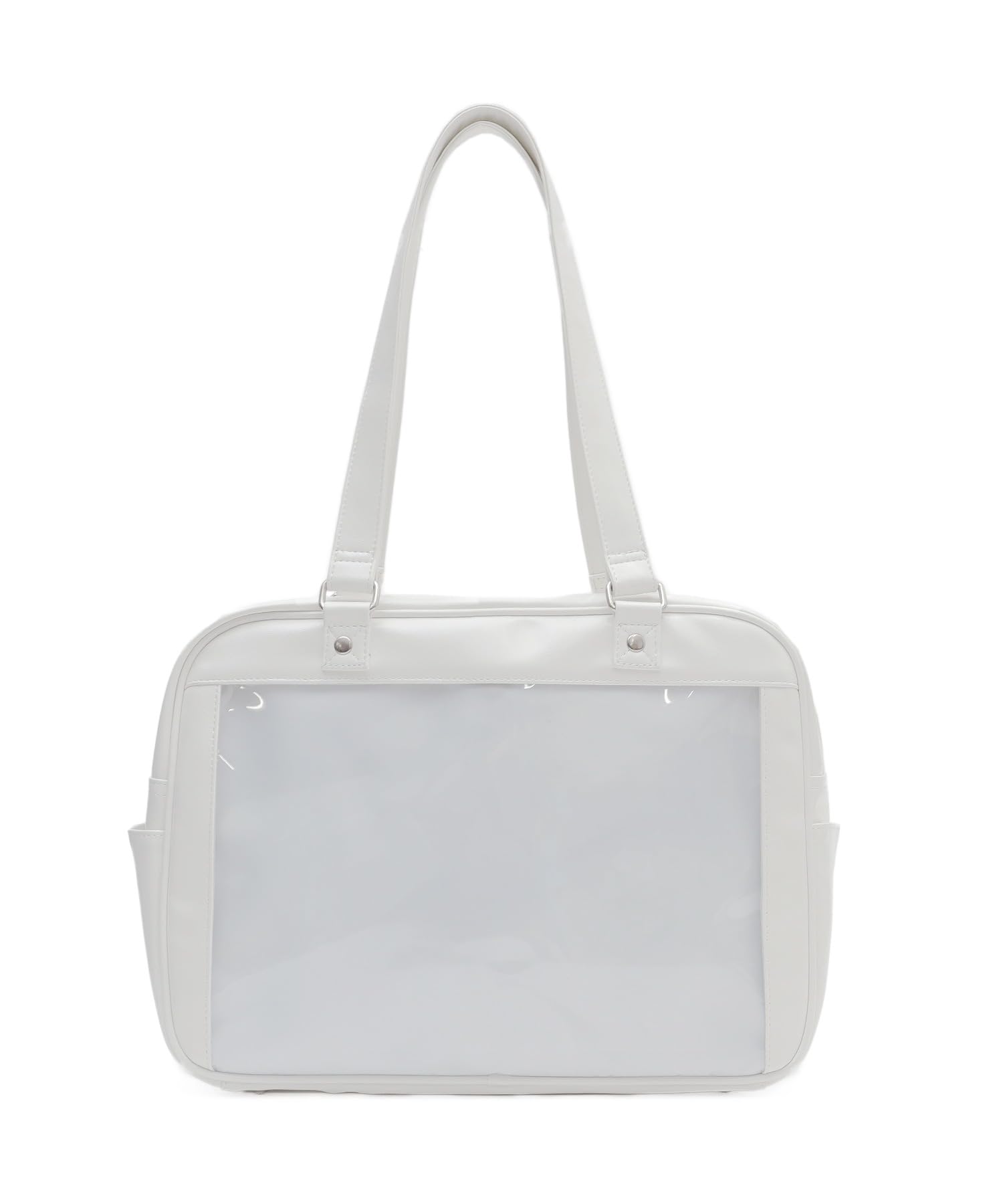 

WEGO School Boston Size White Women s Bag, F, білий