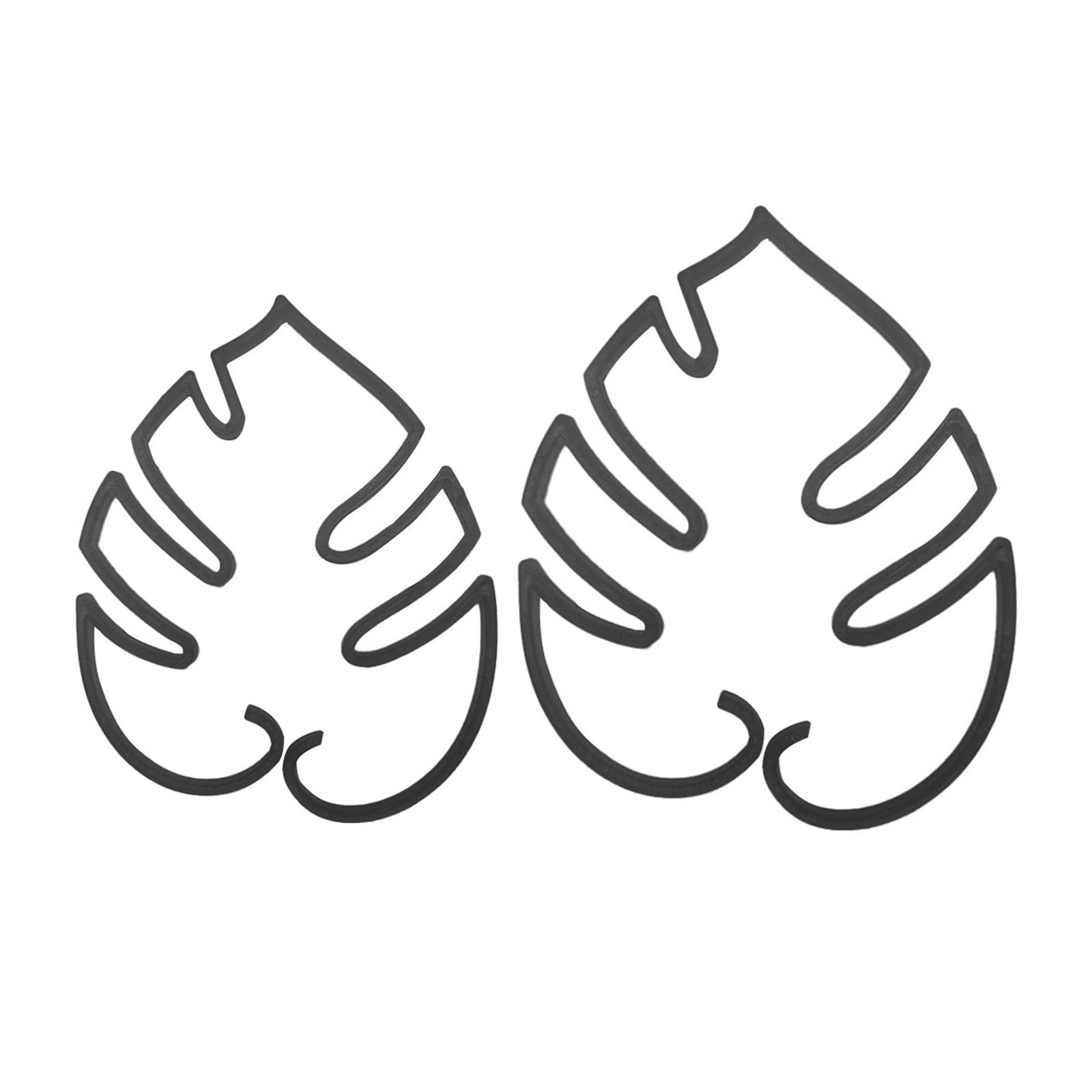 

2 шт. Подпорки для растений монстеры для вертикального роста, садовая поддержка для цветов монстеры, горшечных и растения монстеры чёрный