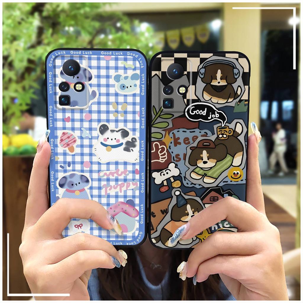Silicone TPU Phone Case For infinix Zero X/X Pro/X6811/X6811B Animals Fashion Design Cartoon Graffiti Anti-knock Cute