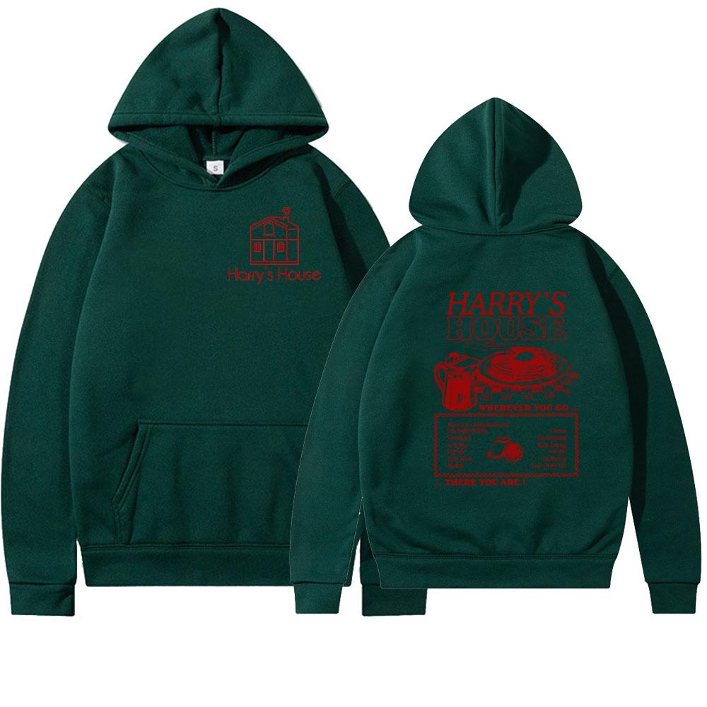 Vintage Harry's House Hoodie Double Side Print Harry's House Track List Pullover