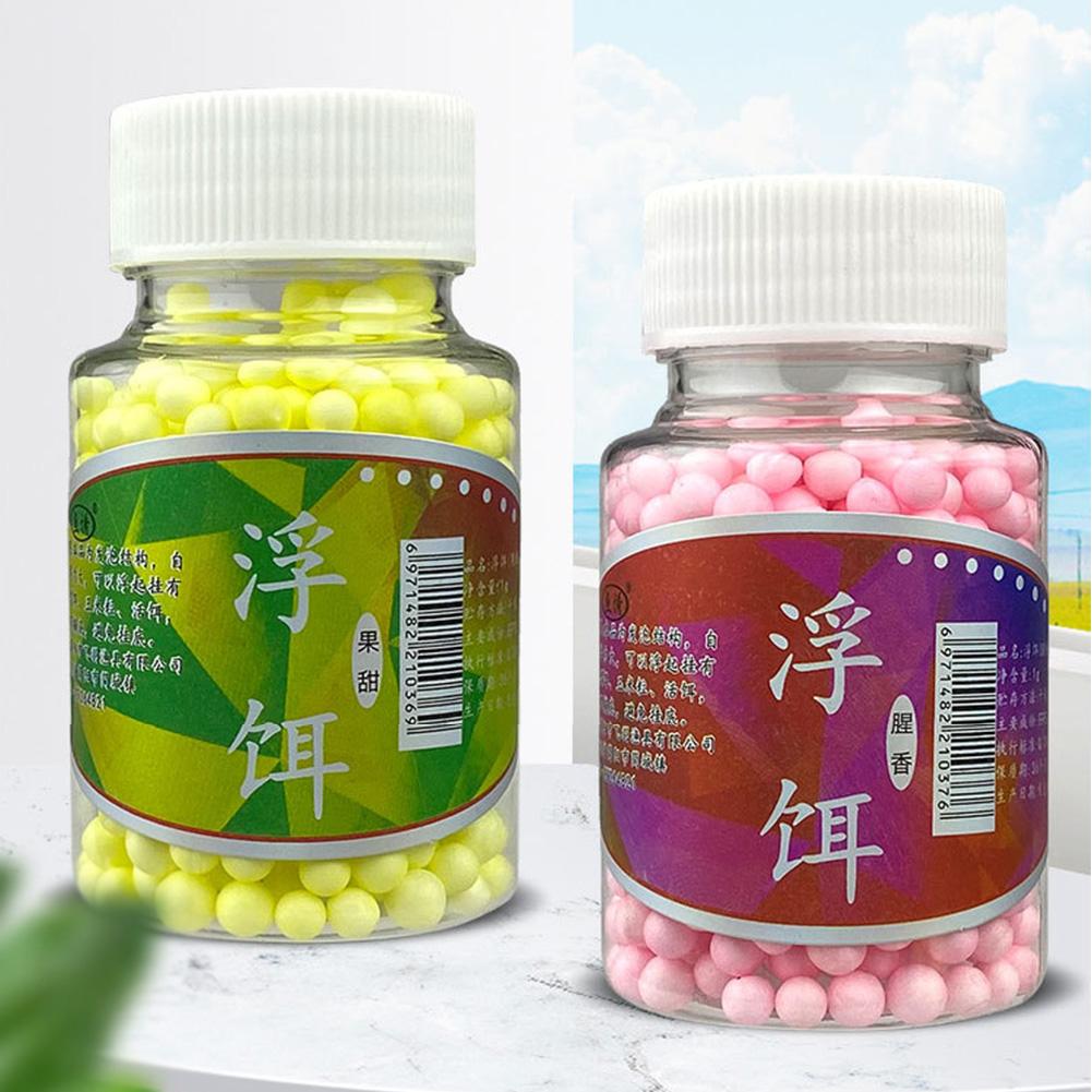 170pcs Foam Floats Ball Beads EPS Beans Artificial Carp Fishing Bait Ultralight Fishing Lure for Carp Fishing