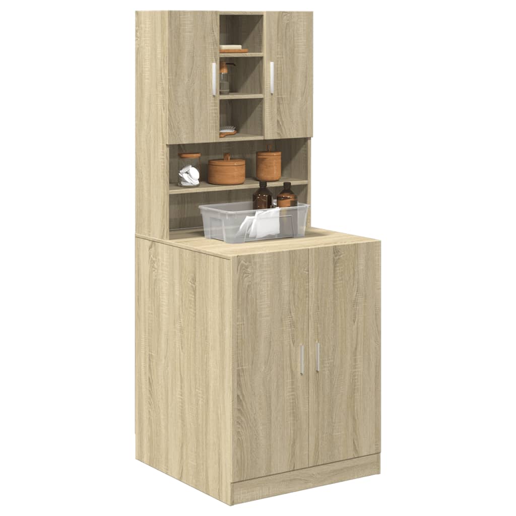 Mobile per Lavatrice Rovere Sonoma 70,5 x 24 x 90 cm