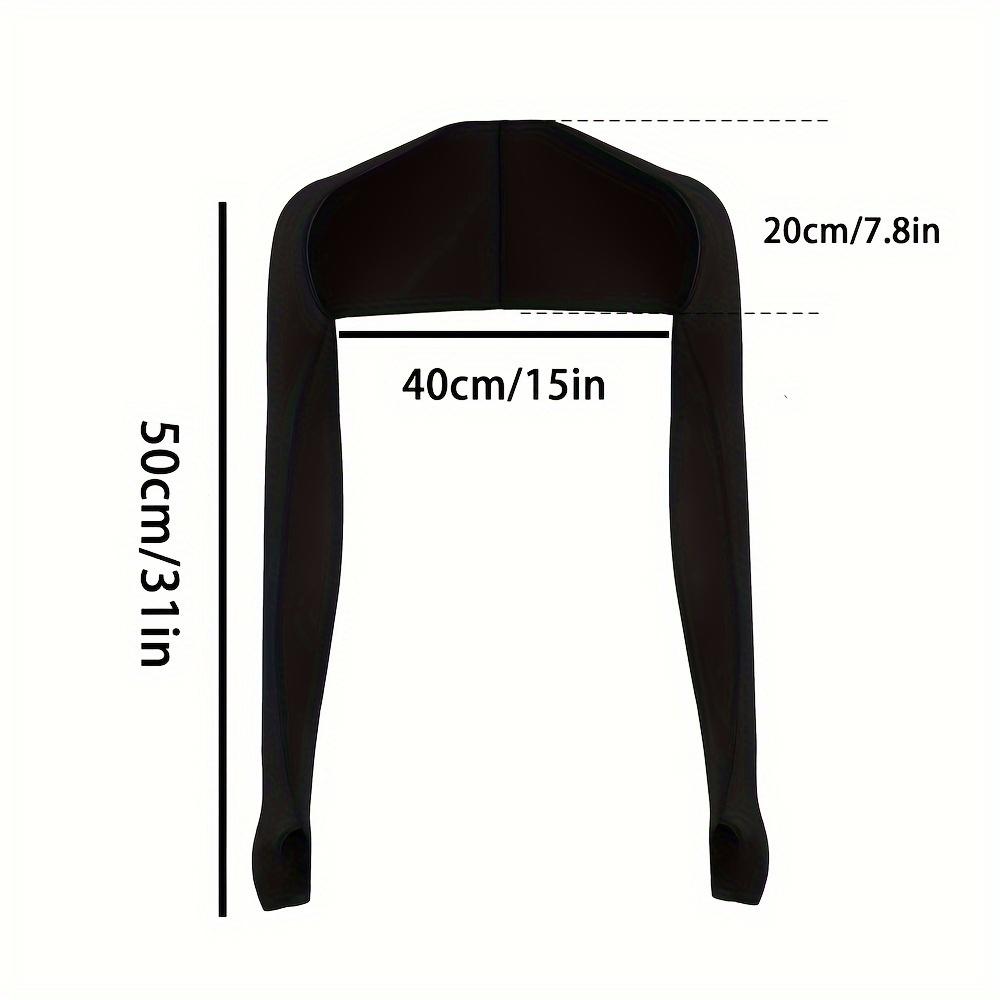 Sports Sunscreen Ice Patch Breathable and Thin Sleeve Shawl for Running, Fishing and Cycling