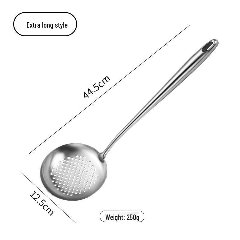 ZISIZ 316 Stainless Steel Long Slotted Spoon