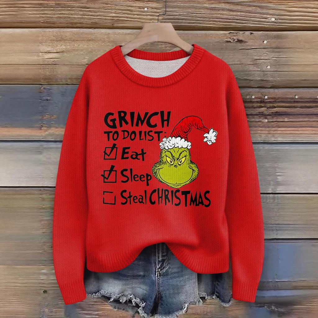 Women's Fashion Casual Long Sleeve Neck Sweater Pullover Top