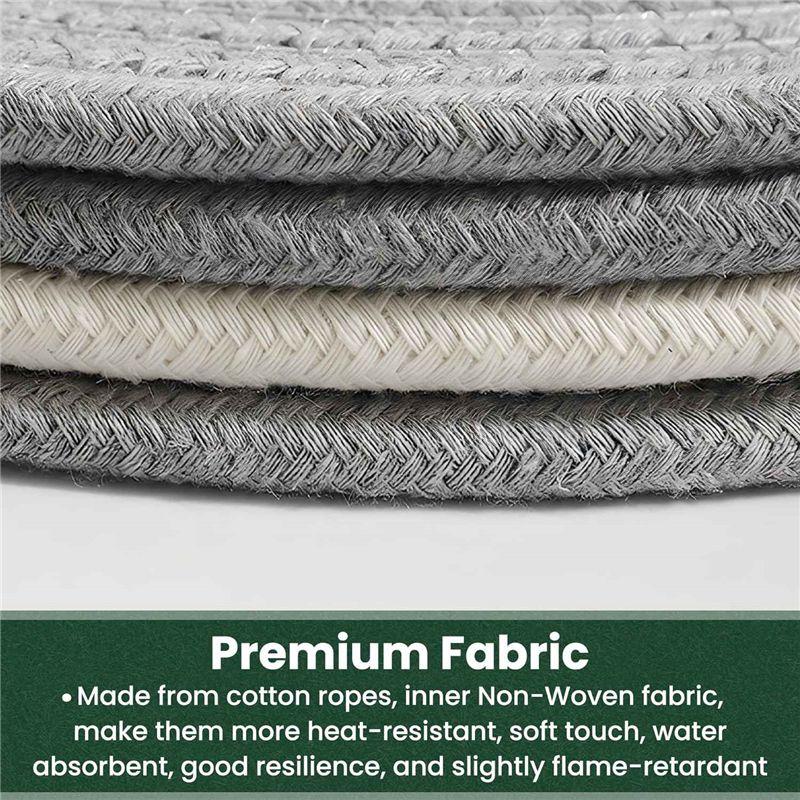Good-7 Inch Trivets For Hot Dishes Thick Heat Resistant Large Coaster, Multifunctional Hot Pads Hot Pots And Pans, Fit For Table