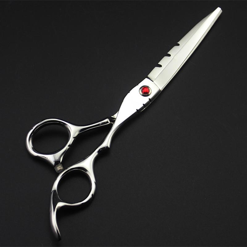 Professional 6 '' Gem Cut Hair Scissors Haircut Scissor Thinning Barber Makas Cutting Shears Hairdresser Scissors Set
