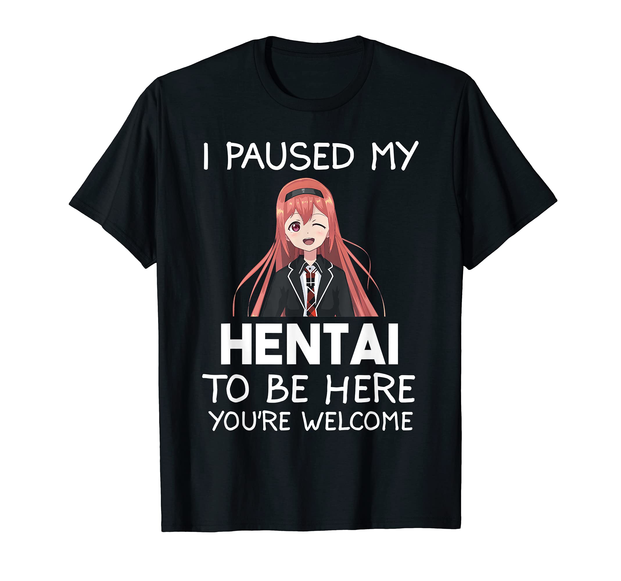 Perverted Anime Japanese Goods T-Shirt чёрный