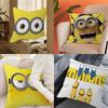 Cartoon M-Minions Cute Funny Pillow Cushion Cover Pillowcase Living Room Sofa Home Decor Customized