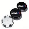 4pcs SSR Logo Emblem Car Wheel Center Caps O.D 51MM Clips 46MM Rim Hubcaps Dust Cover Wheels Hub Cap Replacement Car Accessories