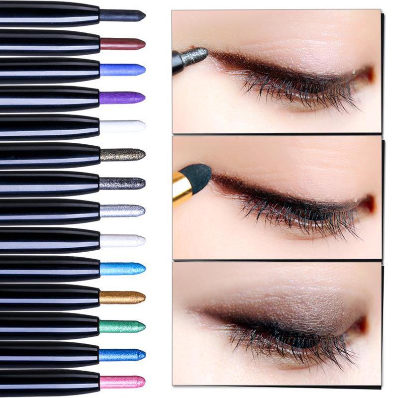 Genuine LOMEOU Automatic Rotating Long-Lasting Waterproof Eyeliner & Shimmer Eyeshadow Pencil