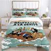 Cute T-Tintines Cartoon Funny All Season Duvet Cover Bedding Sets Soft Quilt Cover and Pillowcases Teen Single/Double/Queen/King
