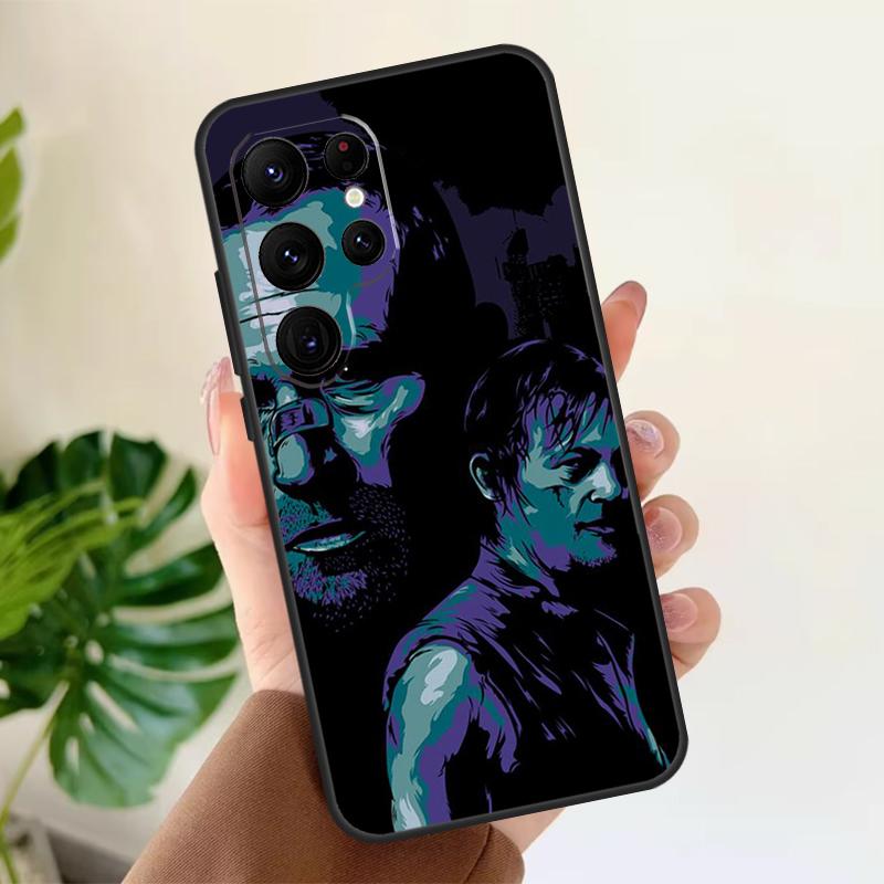 The Walking Dead Daryl Dixon Soft Case For Samsung Galaxy S21 S22 S23 S24 S25 Ultra S9 S10 Plus S20 FE S24 FE Phone Cover