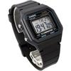 Casio Standard Digital Men's Watch W-217H-1AV Black Water Resistant Lightweight Design