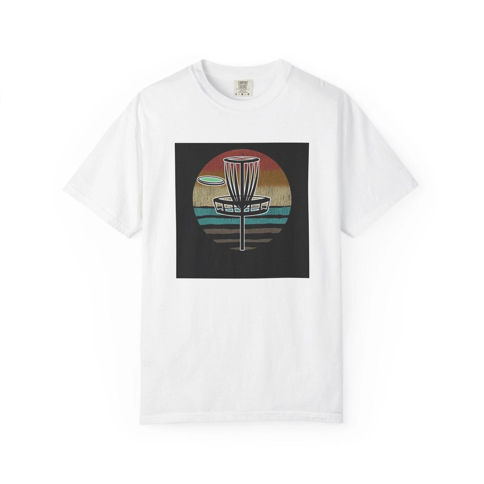 Retro Disc Golf Sunset T-Shirt S