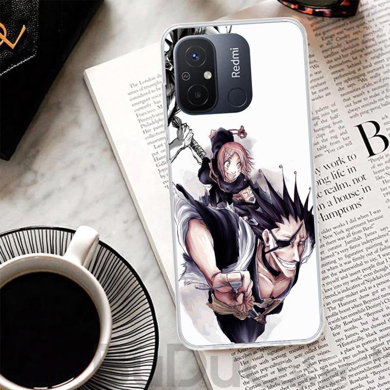 Zaraki Kenpachi Bleach Cover For Xiaomi Redmi 14C 13 13C 12 12C 10 10C 9 9C 9T 9A Phone Case 10A 8A 8 7A 7 6A 6 Pro K70 K60 K40