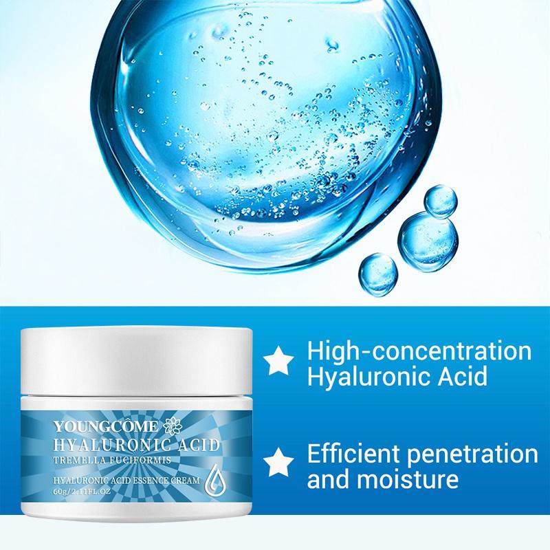 Hyaluronic Acid Essence Cream Moisturizing Nourishing Cream Reduce Wrinkles Brightening Skin Facial Cream Face Skin Care