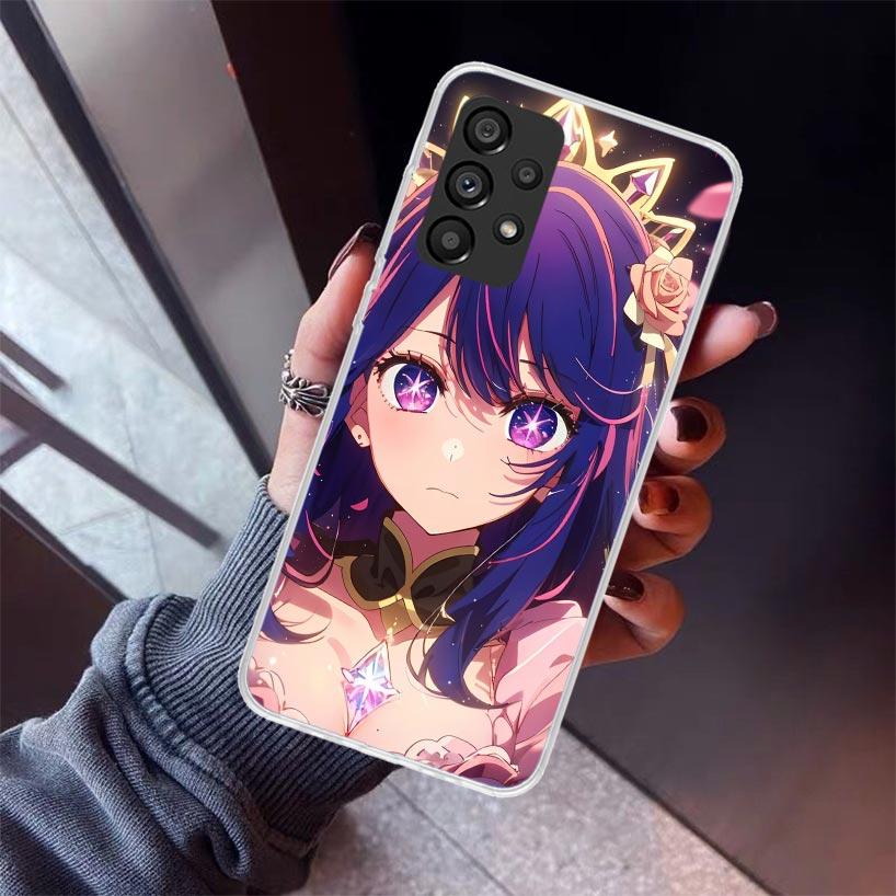 Oshi No Ko Phone Case For Samsung Galaxy A12 A52S A42 A32 A22 A51 A50 Note 20 Ultra 10 S10 Plus A71 A70 A31 A30 A10S Galaxy A12
