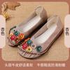 Genuine Leather Mother Shoes Spring and Summer Single Shoes Beef Tendon Bottom Layer Cowhide Comfortable Soft Sole Lightweight
