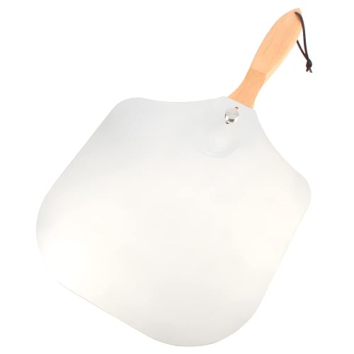 UPstore Pizza Peel/Shop, Large Size, Aluminum/Stainless Steel, Wooden Handle, Foldable/Removable, Cookware, Home/Commercial Use, Heat-Resistant, Spatu