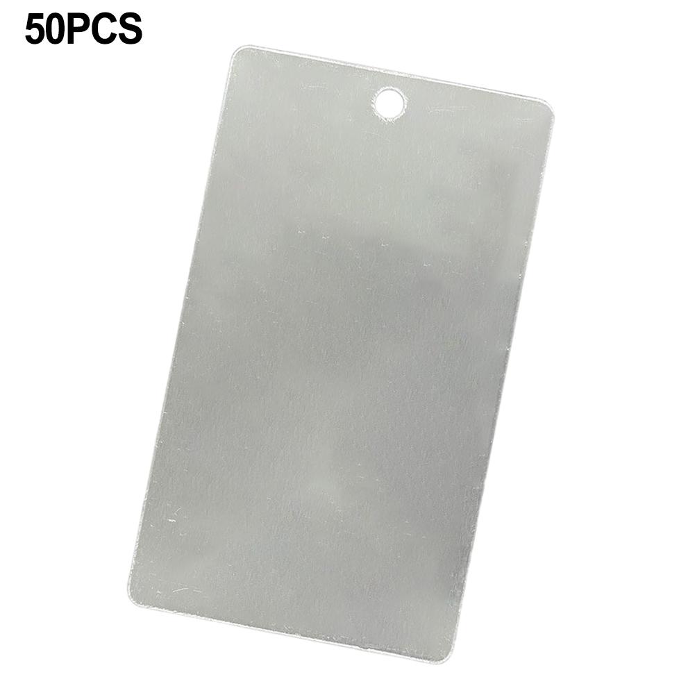 3.15*1.8inch Plant Labels 50 Pcs Aluminum Minimalist