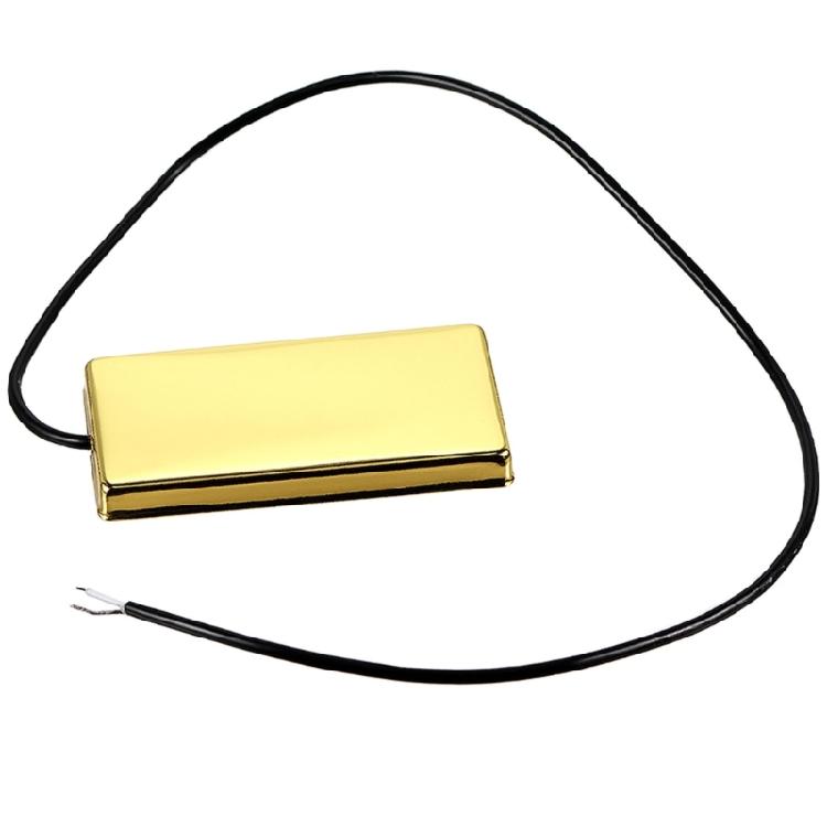 Black Covered Double Coil Pickup Featuring 7.85k Resistance 2 Wires For Electric & Pickup Box Guitar Ensuring Durability