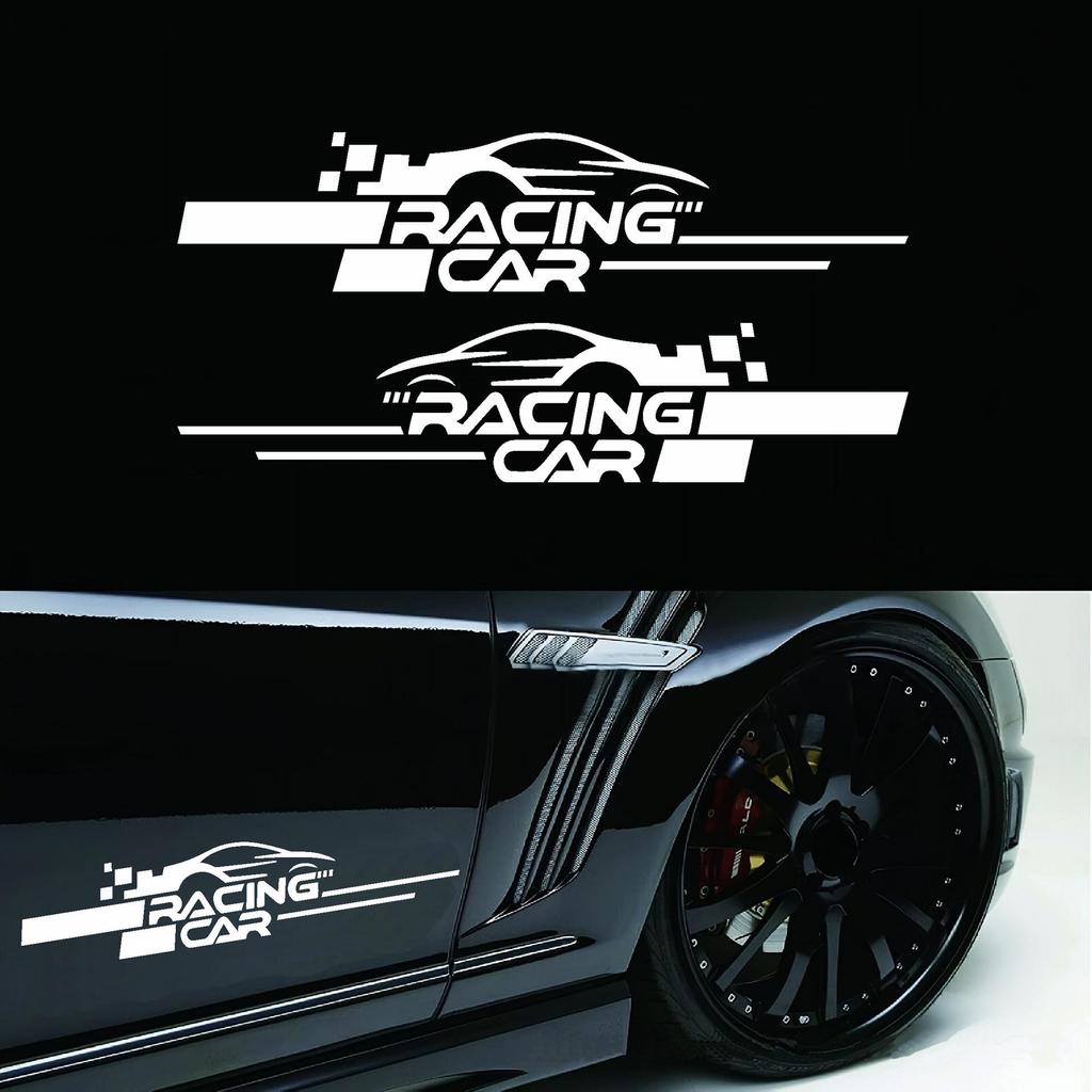 Creative C43 Racing Sticker Set: Personalize, Cover Scratches