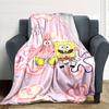 1pc SpongeBob SquarePants Flannel Blanket Soft Cozy All-Season Throw for Bedroom, Sofa, Camping, Travel, Home Decor1086