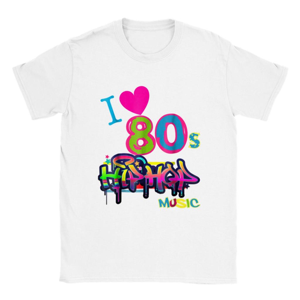 I Love 80s Hip Hop Music Unisex Crewneck T Shirt
