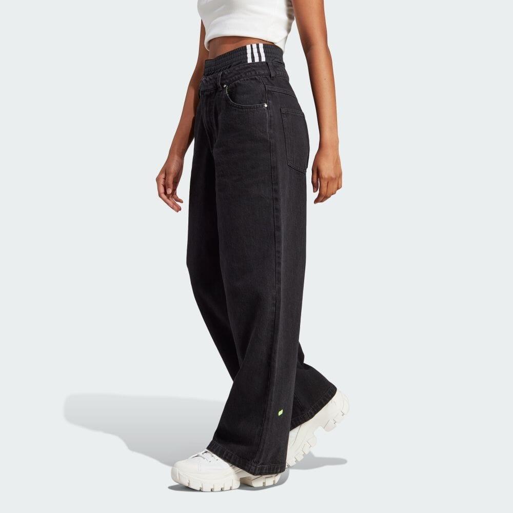 Adidas x KSENIASCHNAIDER Jeans Women's Black Unisex IJ8348