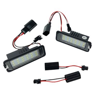 2 Pieces Very Bright LED License Plate Lights Replacement IP65 Waterproof Long Life Plate Lamp Set for Models